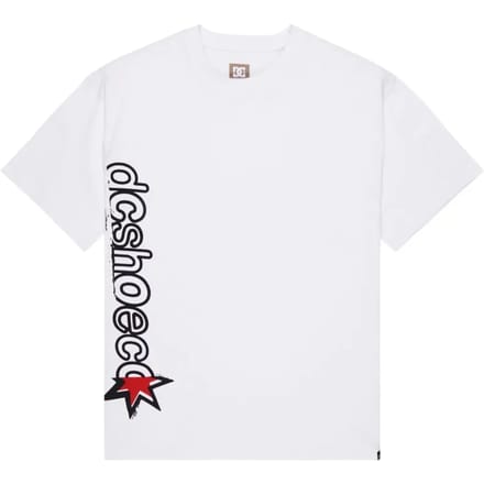 Dc Shoes Shock Side T-shirt Met Korte Mouwen Wit S Man