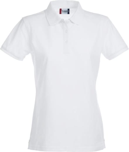 Clique Stretch Premium Polo Women 028241 - Wit - L