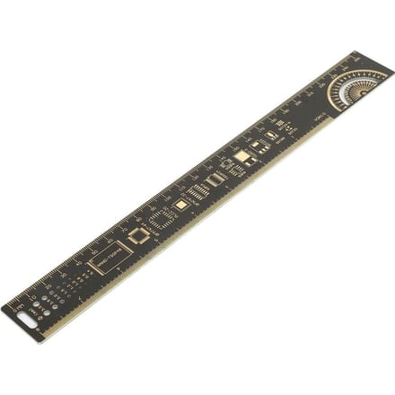 10 inch 25cm Multifunctionele Gedrukte Circuitbord Liniaal voor Elektronica Ingenieurs
