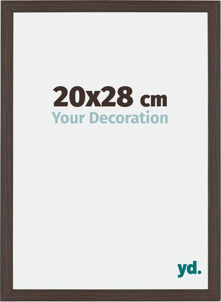 Your Decoration - Fotolijst 20x28 cm - MDF - Eiken Donker - Mura