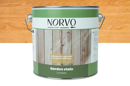 Wovar Norvo | Tuinbeits Transparant Licht Eiken | 2,5L Zijdeglans