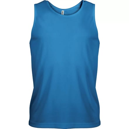 Herensporttop overhemd 'Proact' Aqua Blue - S