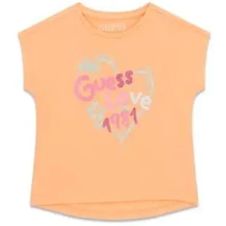 T-shirt voor babymeisjes Guess High Low