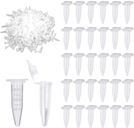 Centrifugebuisjes - Microbuisjes - Laboratorium Werk - Kliksluiting - 05 ml - Transparant