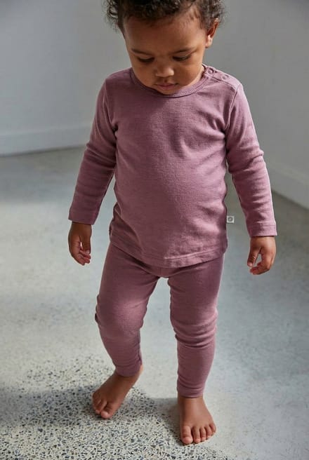 Wollen baby- kindertrui - Merinowol - Grape Shake 116