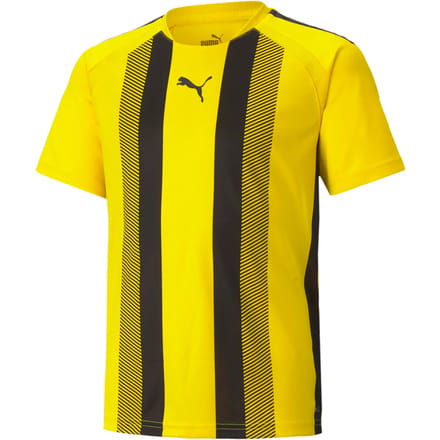Puma Teamliga Shirt Korte Mouw Kinderen - Geel / Zwart | Maat: 140