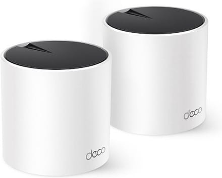 TP-Link Deco X55 - Mesh WiFi - WiFi Repeater - WiFi 6 - 3000 Mbps - 2-Pack