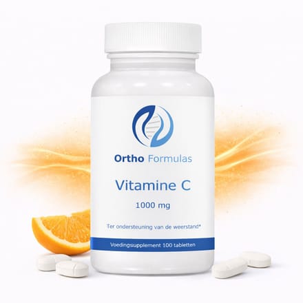Vitamine C 1000 mg Tabletten – Immuunsysteem, Energie & Collageen – 100 Tabletten