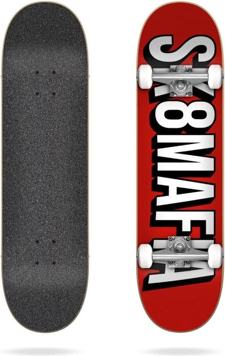 Sk8Mafia skateboard 7.75 Flix Red