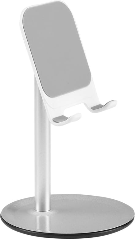 Q-Link tafel standaard - geschikt voor telefoon - zilver