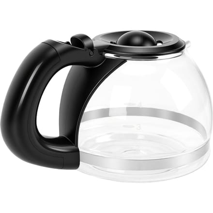 Vervangende Koffiekan voor OST Glazen Koffiepot 600ML Veilig Zwart Handvat 4 Kopjes Capaciteit Explosiebestendig black