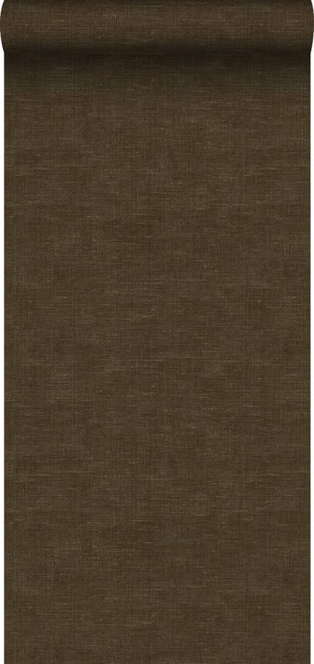 Origin Wallcoverings behang linnenstructuur bruin - 347864 - 0.53 x 10.05 m