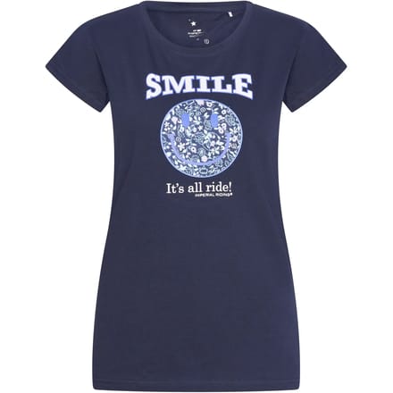 Dames-T-shirt Imperial Riding Smiley Flowers