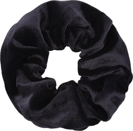 Scrunchie - Velvet, zwart - De trend van 2019