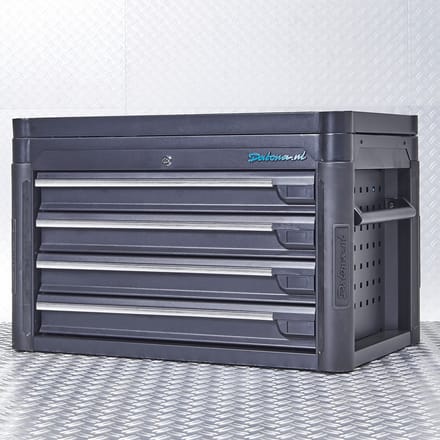 Datona® Gereedschapskist tech-line 80 cm - Zwart