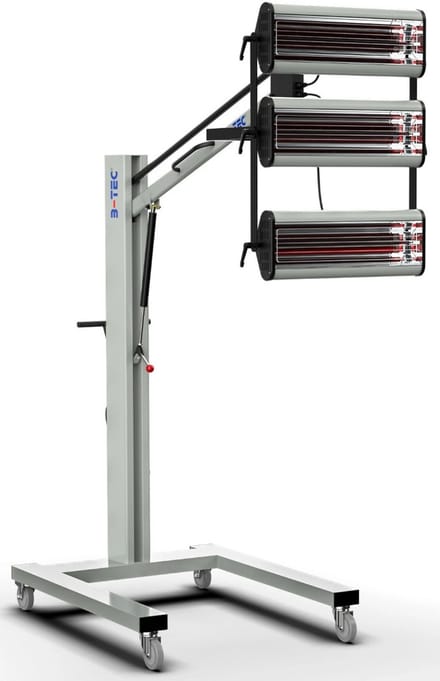 B-TEC IR-X3 Infrarood Lakdroger met 3 cassettes 3060 Watt