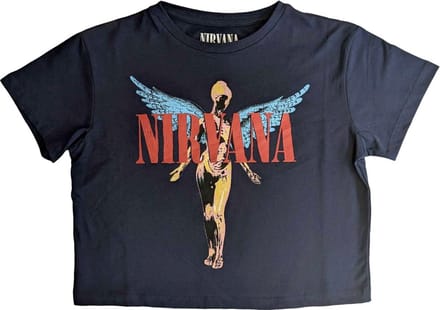 Nirvana - Angelic Crop top - S - Blauw