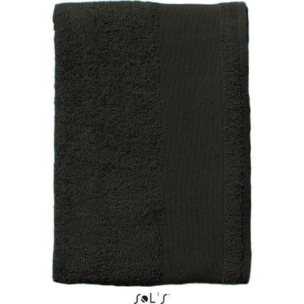 SOLS Eiland 50 Handdoek (50 X 100cm) (Zwart)