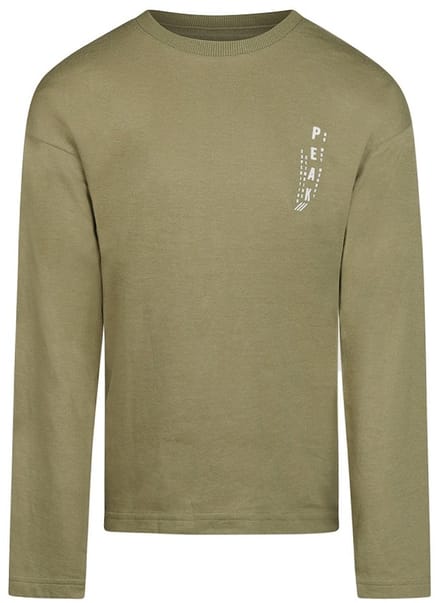 Longsleeve dropped shoulder Army green