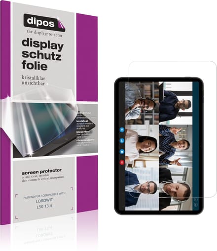 dipos – 2x Beschermfolie geschikt voor LORDWIT L50 13.4 | Krasbestendige & heldere Screenprotector Ultra-Thin