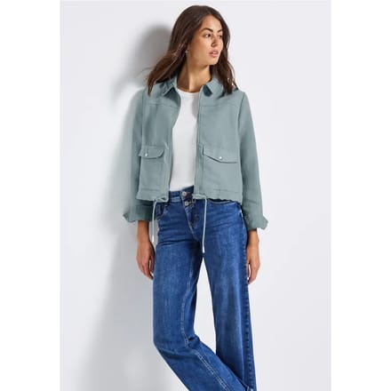 Corduroy jas met rits