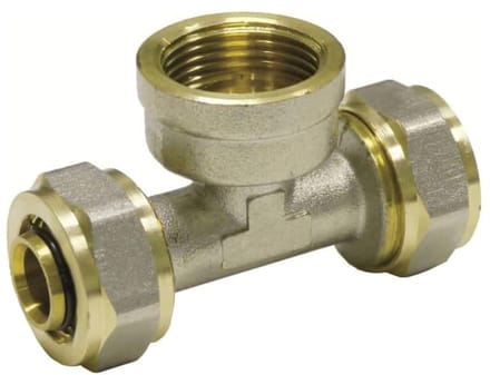 Schroeffitting T-stuk 32 x 3 - 3/4" IG - 32 x 3