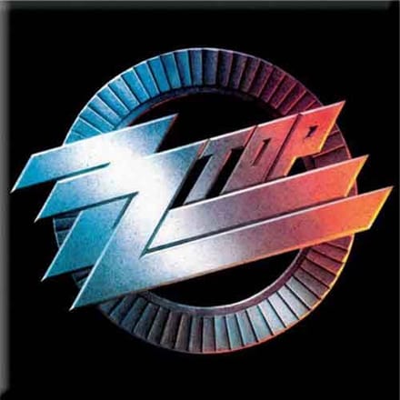 ZZ Top - Circle - Koelkast Magneet - 7.5 x 7.5 cm
