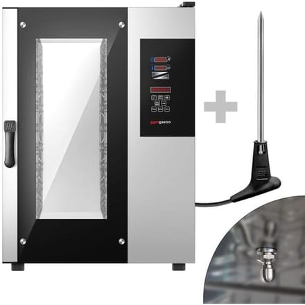 GGM Gastro Kombidämpfer - Digital - 10x GN 1/1 - inkl. Waschsystem & Temperaturfühler