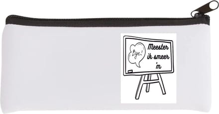 Akyol - meester ik smeer ´m Etui - Meester - meester - leraar - 20 bij 9 cm