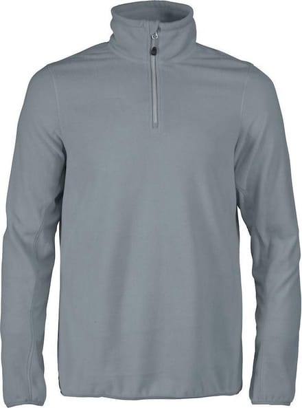 Printer RED FLEECE 1/2 ZIP RAILWALK 2261512 - metaalgrijs - S