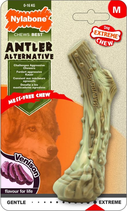 Nylabone durable chew nylon antler medium