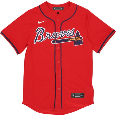 Honkbal Man Mlb Limited Jersey Atlbra originele team kleuren