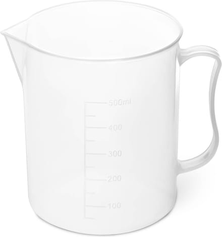 Maatbekers - 10 stuks - 500 ml - met tuit en handvat - Steinberg Systems
