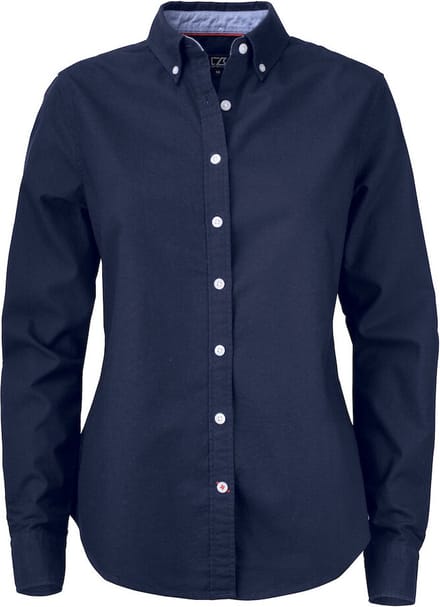 Cutter & Buck Belfair Oxford Shirt Dames 352401 - Dark Navy - S