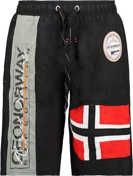 Geographical Norway Zwembroek Quemen Zwart - L