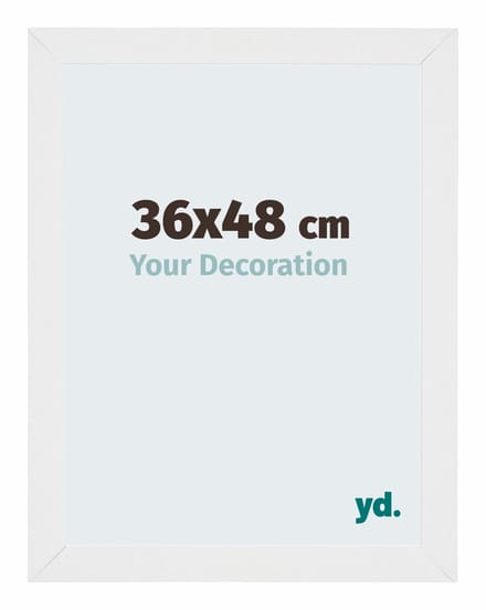 Your Decoration - Fotolijst 36x48 cm - MDF - Wit Hoogglans - Mura