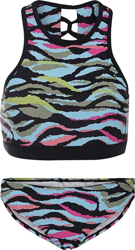 Dames bikini sport met gevlochten detail - Zebra - S
