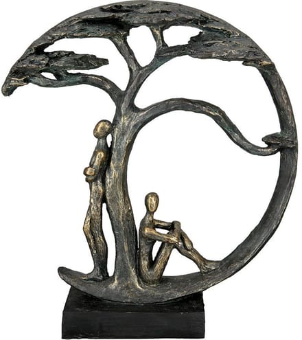 sculptuur mooie momenten - liefdes beeld - levensboom - 9x28x32