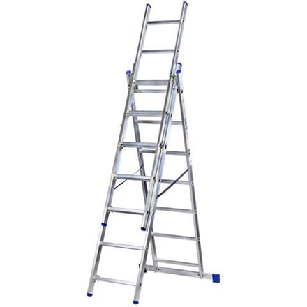 Kastom VHR Serie - Aluminium Ladder - 3x14 Treden - 150kg Capaciteit