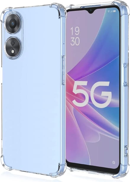 Hoesje geschikt voor Oppo A78 - Back Cover Case ShockGuard Transparant
