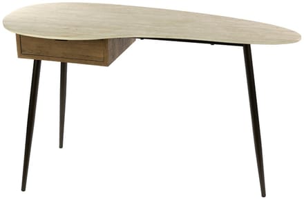 Fraaai - Bruno kaptafel 1 lade keramiek - beige/bruin