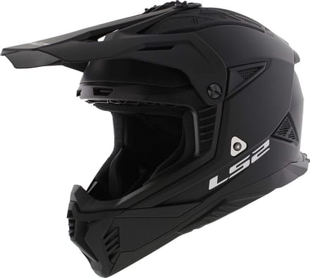 LS2 Helm Fast II Solid MX708 mat zwart maat XS