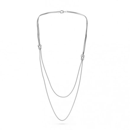 Pianegonda Foedus Necklace Zilver Wit 90