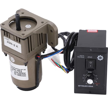 AC 220V 6W Eenfase Asynchrone Reductiemotor Vertraging Instelbare Snelheid (10K)