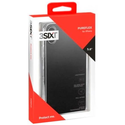 3sixT Pureflex Transperant iPhone X / XS hoes