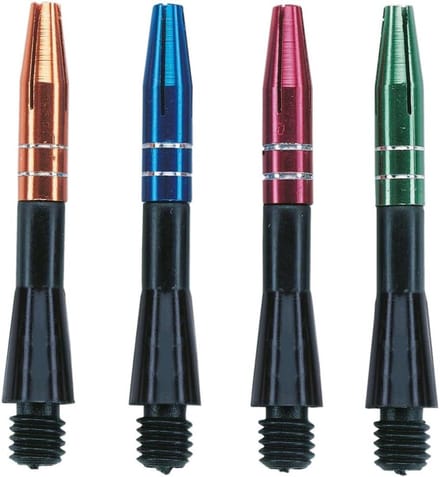 Dart Shafts - Kleine Schroefdraad - Precisie Werpen - Geanodiseerd Aluminium - Medium - Oranje