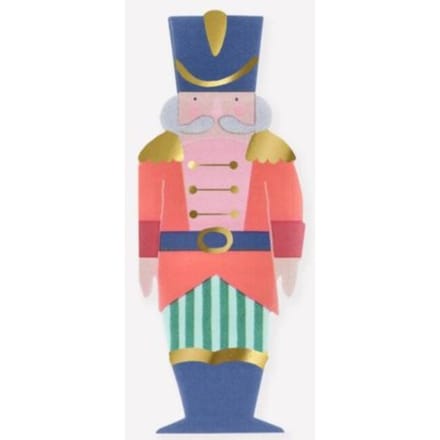 Meri meri kerst servetten notenkraker ballet soldaat