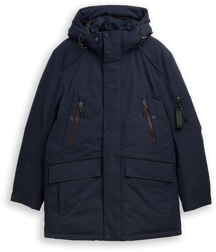 Tom Tailor - Arctic parka met afneembare capuchon - Maat M - sky captain blue