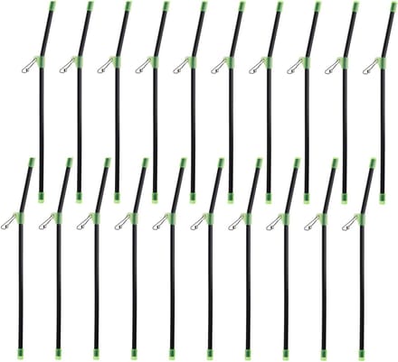 20 Stuks Anti-Tangle Trees voor Karpervisserij - Verstevigde Tangle Preventie Accessoires van Plastic, 20 cm Lang
