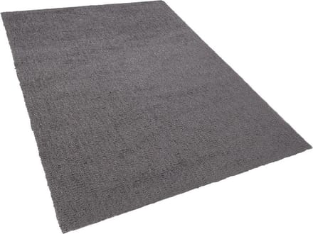 DEMRE - Shaggy vloerkleed - Donkergrijs - 160 x 230 cm - Polyester